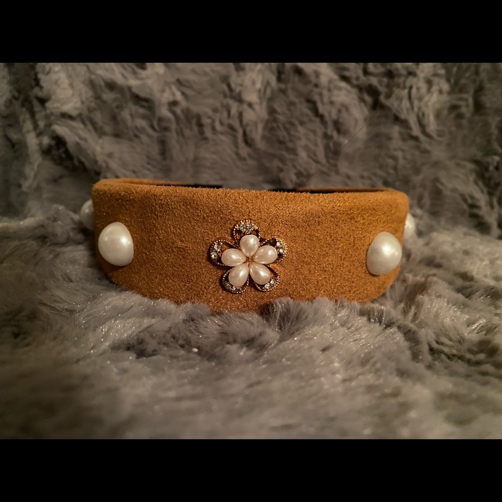 Brown Suede Headband